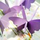 thumbnail image 2 of Five 3 Meters Butterfly Garland 3D Paper Color Flag Party Decoration Wedding Baby Shower Home Decoration Purple, 2 of 5