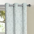 thumbnail image 2 of Elinor Linen Blend Jacquard Grommet Curtain Panel Pairs, 2 of 3