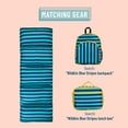 thumbnail image 2 of Wildkin Microfiber Pillowcase Lounger Cover – Travel-Friendly Sleepover Lounger, Fits Standard Pillows (Pillows Not Included), Soft Cotton Blend, Fun Patterns for Kids - Blue Stripes, 2 of 6