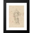 thumbnail image 2 of Giovanni Domenico Campiglia 18x24 Black Modern Framed Museum Art Print Titled - Statue of a Female&nbsp;Saint (Early to Mid-18th&nbsp;Century), 2 of 5