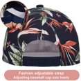 thumbnail image 3 of Gorra de béisbol para mujer, gorras de béisbol para hombre, gorras de papá, gorras informales de algodón teñido con grafiti para papá, niñas y niños Feliz Sencillez, 3 of 4