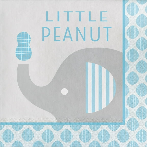 Little Peanut Boy Little Peanut Paper Lunch Napkins 16 Count for 8 Guests