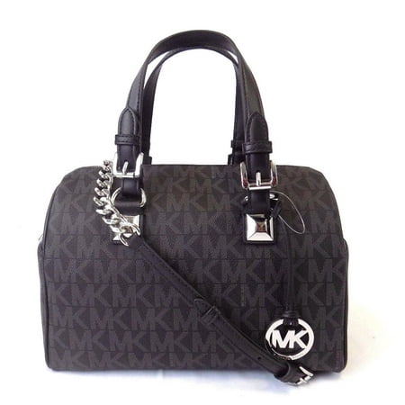 Michael Kors New Grayson Medium Chain Leather Satchel New Michael Kors Grayson Medium Chain Leather Satchel Handbag Bag Purse
