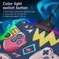 thumbnail image 2 of Large RGB Gaming Mouse Pad Led Glowing Mousepad Non-Slip Rubber Base 13 Light Modes 31.5x11.8 Gamepad and Lightning, 2 of 6