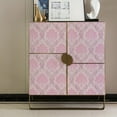 thumbnail image 3 of 1 Roll of Luxurious Light Pink Silvery Pattern Self-Adhesive Wallpaper - Waterproof, Removable, Peel and Stick Design for Easy Installation - Perfect for Living Room, Kitchen, Bedroom, Dormitory, and, 3 of 5