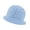 Blue, variant on Women Crochet Hat Knitted Floral Bucket Handmade Fisherman Hat for Women Fall Spring Winter White