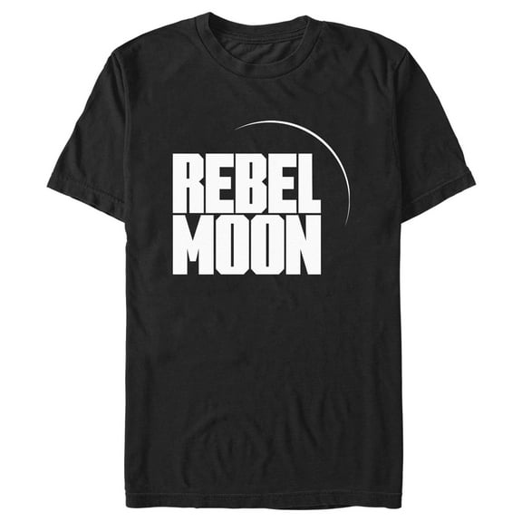 Men's Rebel Moon Classic Logo  Graphic Tee Black Large
