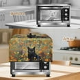thumbnail image 3 of TSOVTHRID Black Cat Floral Painting Print Microwave Oven Dust Cover Dust-Proof Microwave Toaster Oven Cover Easy Clean Kitchen Machine Covers Case Protections Protector, 20.9"W x 15.7"D x 12.4"H, L, 3 of 7