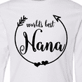 thumbnail image 4 of Inktastic World's Best Nana Long Sleeve Youth T-Shirt, 4 of 5