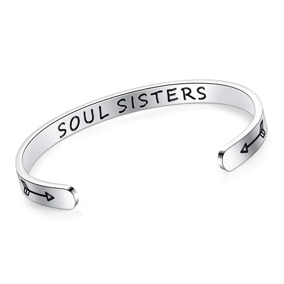 Pulsera SAM & LORI Friendship para mujer de acero inoxidable