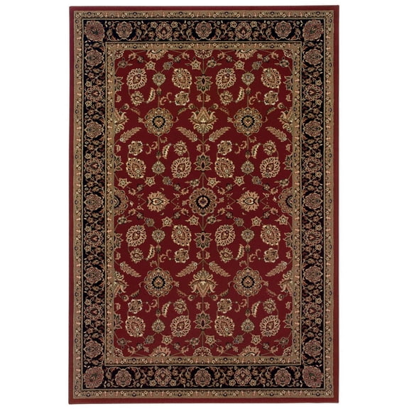 Oriental Weavers Ariana Area Rug 271C3 Traditional Red Flowers Scrolls 4' x 6' Rectangle