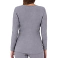 thumbnail image 6 of Women's and Women's Plus Waffle Thermal Underwear Crew Top, 6 of 7