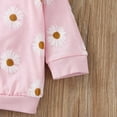thumbnail image 6 of NAFUU Toddler Baby Boys Clothes Set Casual Printed Long Sleeve Crewneck Sweatshirt Pants Headband 3 Piece Set Spring Fall Everyday Wear Trendy Outfit 0-6 Months, 6 of 7