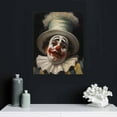 thumbnail image 4 of Nawypu Canvas Prints Sad Crying Clown Bar Decor Wall Art Paintings Canvas Wall Decor Home Decor Living Room Decor Aesthetic Prints, 4 of 4