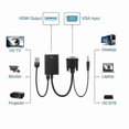thumbnail image 3 of Vga To Hdmi Converter 1080p Hd Adapter With Audio Cable For Hdtv Pc Laptop Tv, 3 of 5