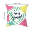 thumbnail image 3 of Hello Summer Sign Watermelon Pineapple Short Plush Car Waist Pillow Sofa Window Cushion Throw Pillow, 3 of 4