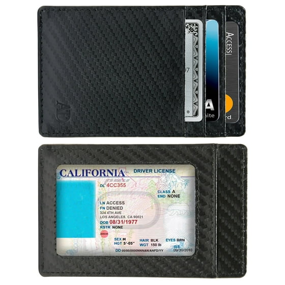 Access Denied Slim Minimalist Wallets For Men & Women Genuine