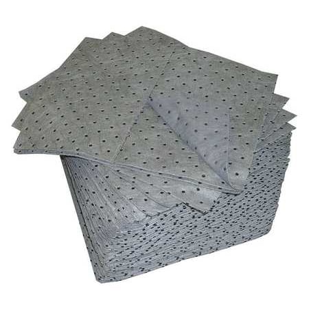 UPC 041788910051 product image for OIL-DRI Absorbent Pad,Universal,Gray,PK100 L91005G | upcitemdb.com