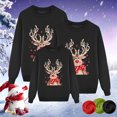 thumbnail image 2 of Chandail en Molleton en Molleton à Manches Longues Imprimé Parent-Enfant de Noël (Style Maman) (7), 2 of 5