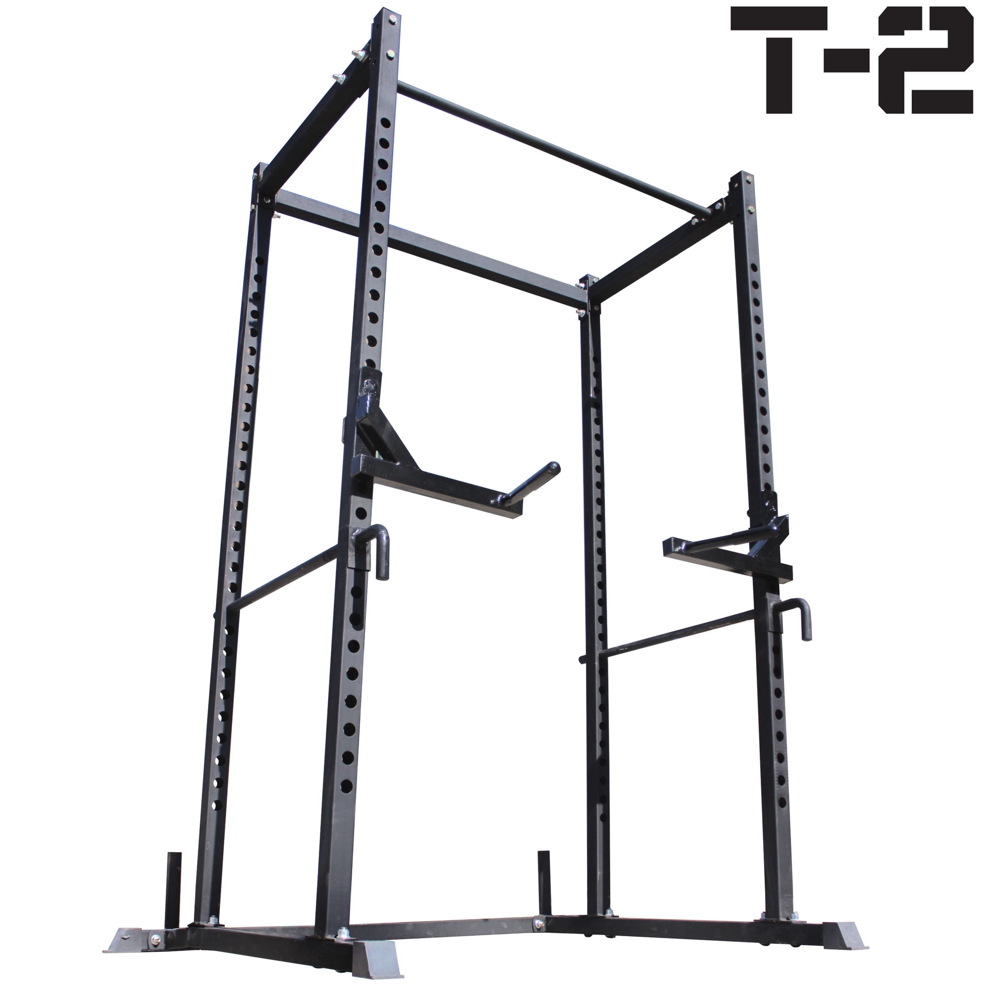 Titan T-2 Series Power Rack + Dip Bars Squat Deadlift Cage Bench stand pull up by Titan Fitness