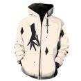 thumbnail image 1 of Sudadera con capucha y cremallera para hombre, diseño abstracto de ojos de tigre, estilo hip hop, informal, de gran tamaño, estilo Harajuku, unisex, para primavera, 1 of 6