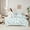 Blue, variant on Homewish Kawaii Rabbit Child Bedding Comforter Set, Cute Bunnies Animal Lover King Bedding Sets, Blue Cartoon Theme Reversible Bed Sheets, Lightweight Room Decor