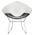 thumbnail image 2 of Chaise de Style LexMod Bertoia en Diamant, 2 of 4