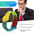 thumbnail image 4 of pitrice Bracelet à Bulles Bracelet en Silicone Fidget Réglable Soulagement du Stress Jouet Pop, 4 of 9