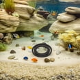 thumbnail image 4 of IDEANATEGRATE 24Ud Anillos De Alimentación Para Peces Acuario Con Redondo Y Cuadrado En Negro, 4 of 7