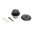 thumbnail image 5 of Keeney K826-66MB Foot Lok Stop Bathtub Drain Trim Kit, Matte Black, 5 of 8