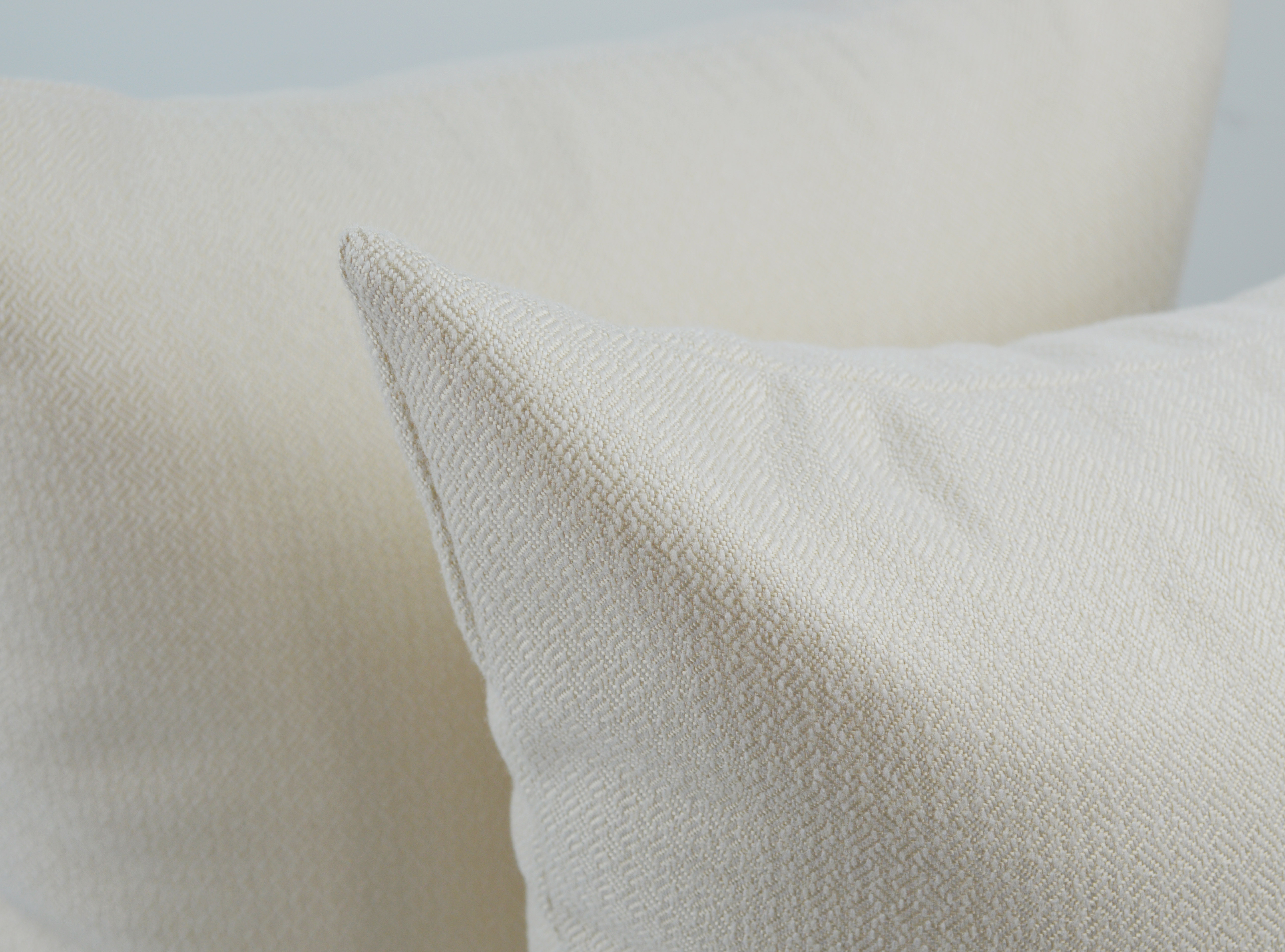 longhui bedding Longhui Bedding Ivory White Throw Pillow Cover, Set Of 2,  White 24A X 24A Decorative Lattice Pattern Sham Pillowcase For 24 Inch
