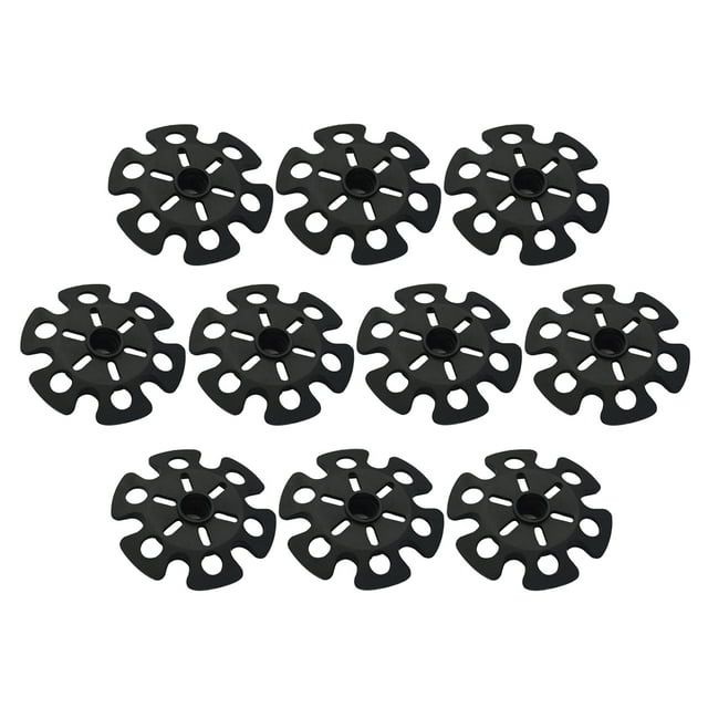 10 Pcs Outdoor Climbing Trekking Pole Tips Snow Flake Mud Ski Baskets Walking Stick Baskets Guards Replacements Hiking Accessories