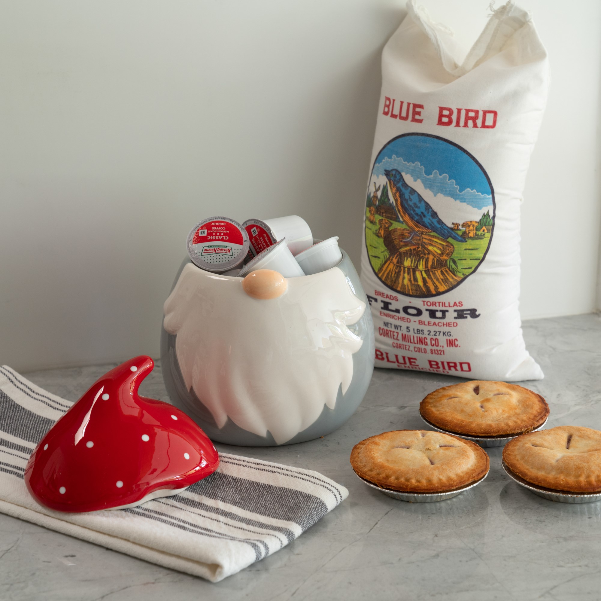 10 Strawberry Street Nordic Gnome Cookie Jar