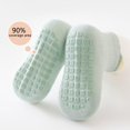 thumbnail image 5 of 6 Pairs Baby Grip Socks Thin Mesh Non-skid Socks Crew Ankle Socks with Non Skid Soles, for Infant Toddler Boys Girls, 5 of 9