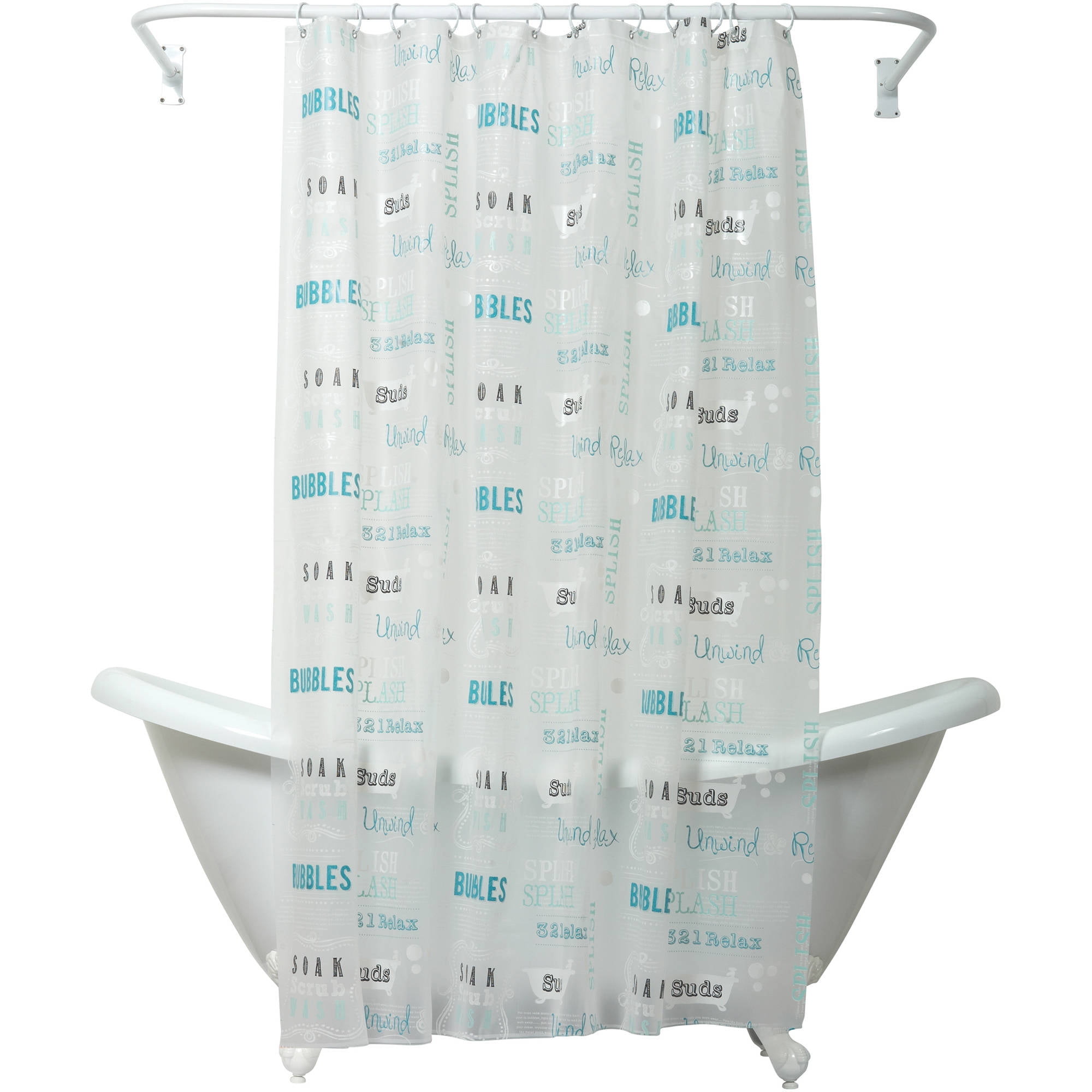 bubble shower curtain