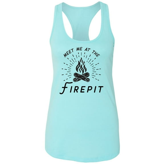 Meet Me At The Firepit Racerback Tank