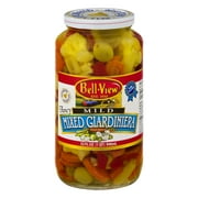 Bell View Fancy Mild Mixed Giardiniera Vegetable Piece Medley, 32 fl oz Jar