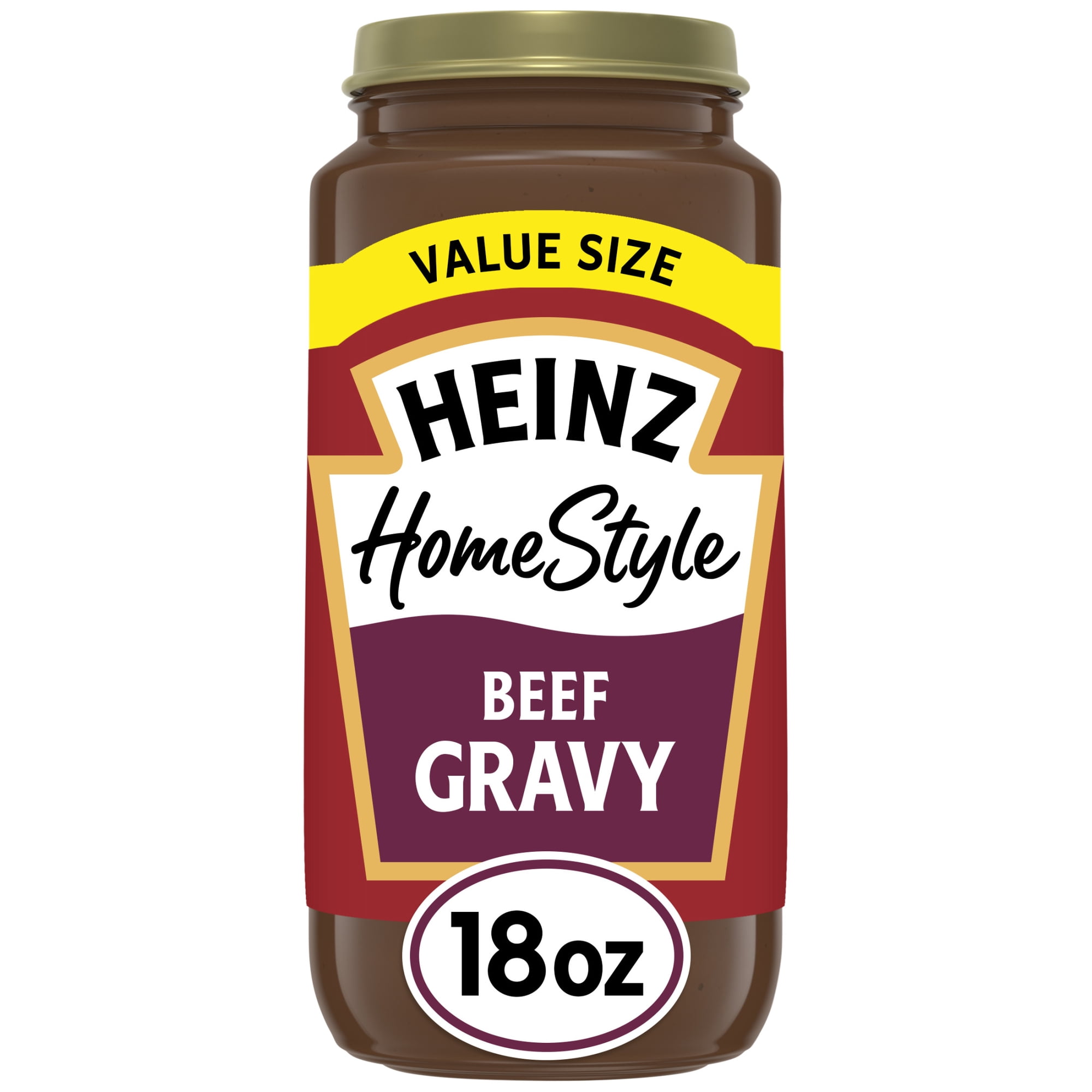 Heinz HomeStyle Beef Gravy Value Size, 18 oz Jar
