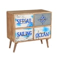 thumbnail image 3 of Seaside Recycled Mango Wood Chest with 4 Drawers, 3 of 4