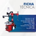 thumbnail image 3 of Desmontadora de Llantas 13 a 28 HANTEC con Turboinflado Máquina Cambiadora de Llantas Profesional para Taller Mecánico Uso Rudo, 3 of 9