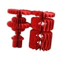 thumbnail image 4 of Adornos de Guirnalda de Papel BLESIY Rojo con Forma de Panal Estilo A, 4 of 8