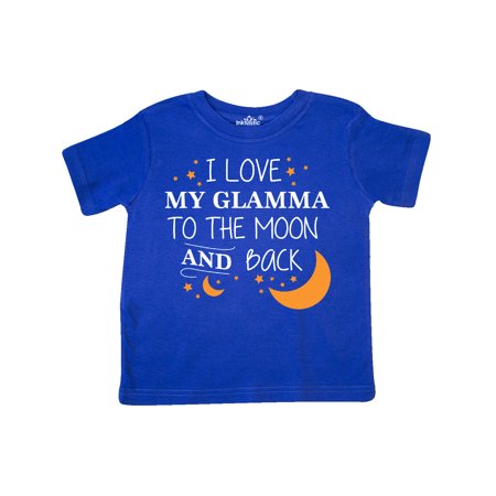 

Inktastic I Love My Glamma To The Moon and Back Gift Toddler Boy or Toddler Girl T-Shirt