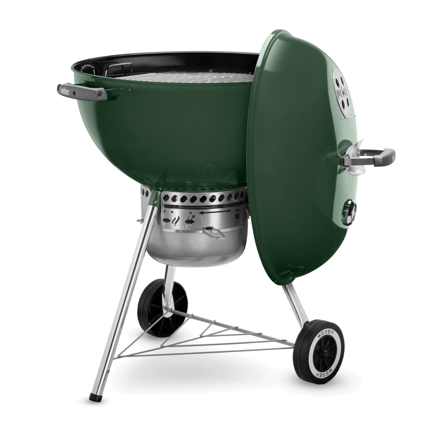 Looting Heading Driving force Weber Original Kettle Premium 22 In. Charcoal Grill - Walmart.com