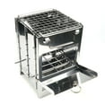 thumbnail image 1 of Poêle à Bois Pliant en Acier Inoxydable pour la Randonnée, Mini Barbecue avec Sac de Transport pour la Randonnée, 1 of 8