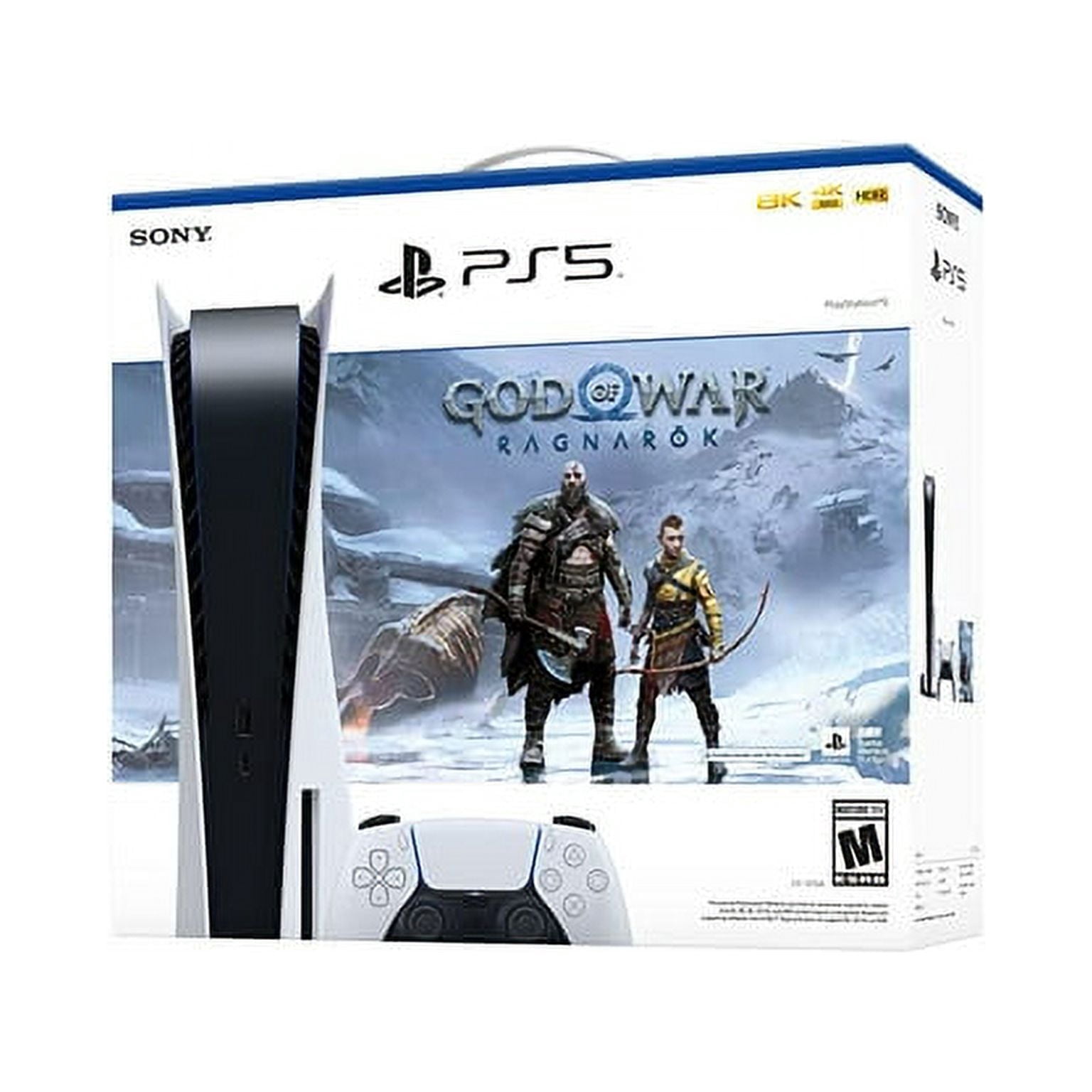 Sony PlayStation_5 Console (Disc Edition) with God of War Ragnarök Bundle – Epic Gaming Experience Awaits