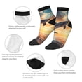 thumbnail image 5 of Fuzoiu Sailing Dancing Dolphin Print Adult Socks, Crew Moisture-wicking Socks, Unisex Cushion Crew Socks,Casual Sports Ankle Socks, 5 of 7