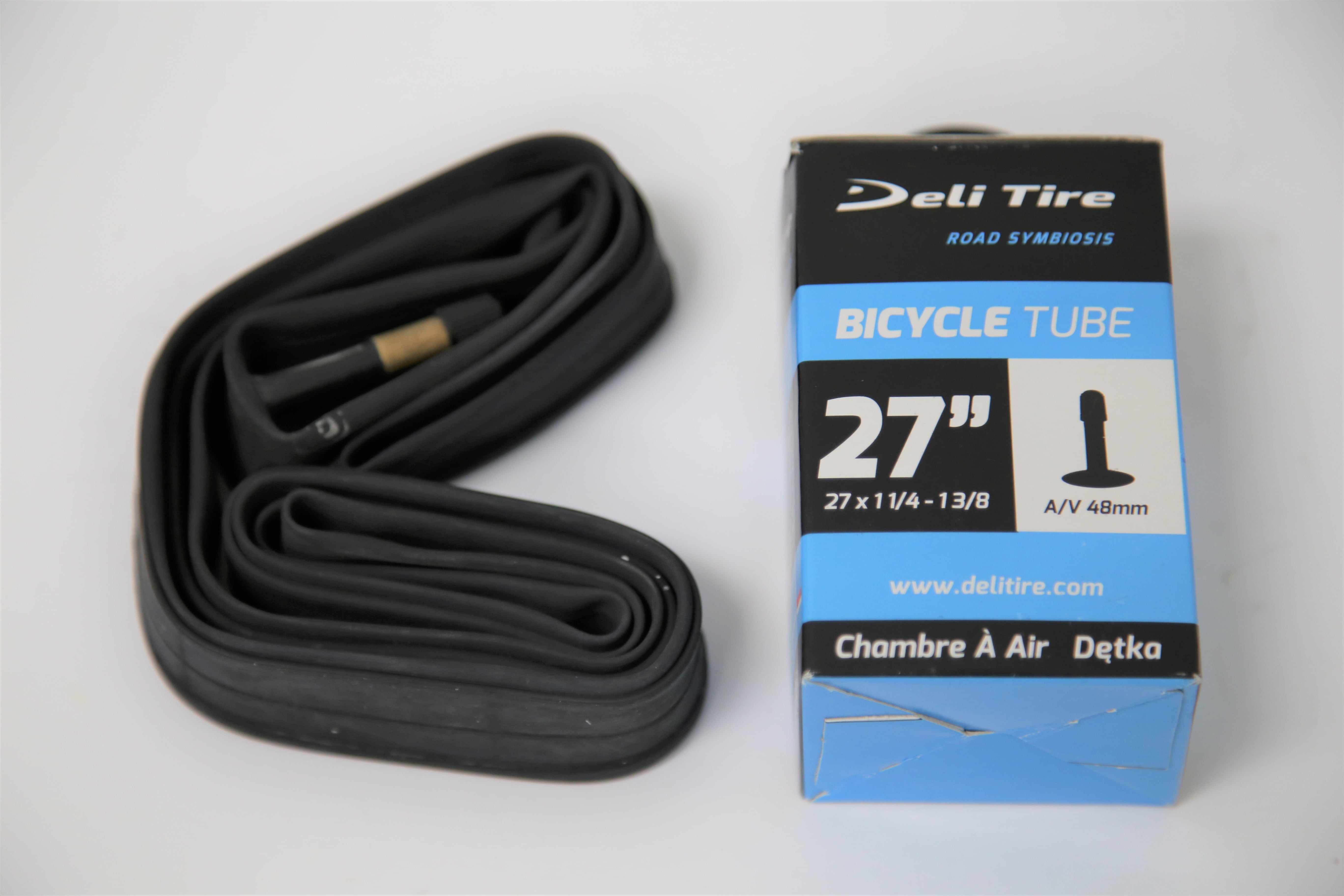 Deli Bicycle Inner Tube 14/" x 1.75/" Schrader Valve 35 mm 2.125/" NEW