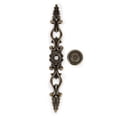 thumbnail image 3 of Tirador de puerta de armario retro para muebles de hogar, de un solo orificio, para decoración Bronce, 3 of 7