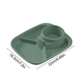 thumbnail image 3 of EGNMCR Kitchen Gadgets, Kitchen Accessories Compartmentalized Plastic Meal Tray And Student Meal Tray For Home And School Use And Light Meal Plates And Available In 3 Colors Plastics dinner plates, 3 of 6