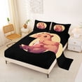 thumbnail image 2 of Erosebridal Kawaii Capybaras Bed Sheets,Cute Animal Capybara Decorations King Sheets For Kids Teens 4pcs, 2 of 6